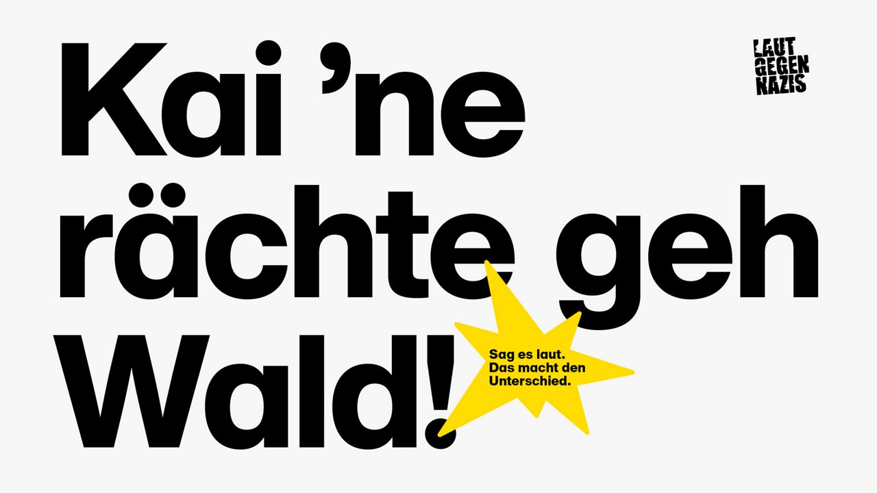 Laut gegen Nazis