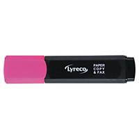 lyreco budget highlighters - pink -box of 10