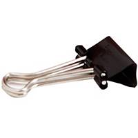 112 DOUBLE CLIPS BLACK - BOX OF 12