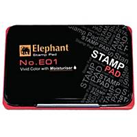 ELEPHANT E01 STAMP PAD 8CM X12.5CM RED