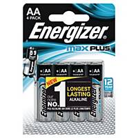 Energizer Alkaline Max Plus AA Batteries - 4 Pack